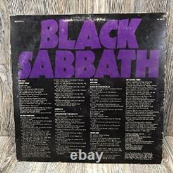 1971 Black Sabbath Master of Reality EMBOSSED With Poster