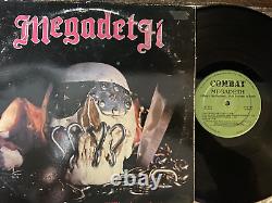 1985 MEGADETH Killing is my Business. Vintage LP Vinyl MX 8015 Green Label