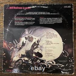 1985 MEGADETH Killing is my Business. Vintage LP Vinyl MX 8015 Green Label