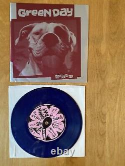 1990 First Press Green Day Slappy E. P. Blue Marble Vinyl 7 45 rpm 200 Pressed