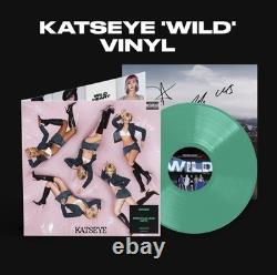 2 KATSEYE Wild Standard Signed Vinyl Record Precious Jade LP Green Sealed