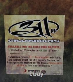 311 Grassroots Vinyl LP Limited Edition First Pressing Green Vinyl Numbered #827