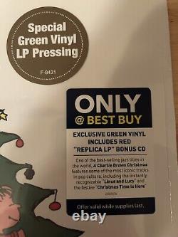 A Charlie Brown Christmas Green Vinyl With Red replica Cd 1/3000 Best Buy RARE