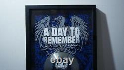A Day To Remember Homesick RIAA Gold Award Victory Records RARE 1/1 Pop Punk