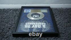 A Day To Remember Homesick RIAA Gold Award Victory Records RARE 1/1 Pop Punk