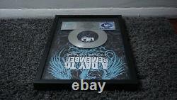 A Day To Remember Homesick RIAA Platinum Award Victory Records RARE 1/1 Pop Punk
