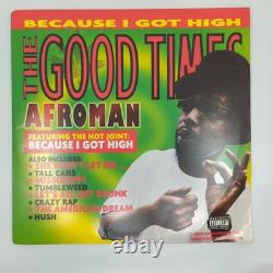 Afroman The Good Times RARE Green Vinyl 2xLP 2001 First Edition Promo Pressing
