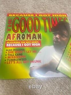 Afroman The Good Times Vinyl x 2 LP Set Cannibas Cloudy Green & Hazy White Smoke