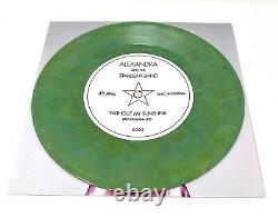Alexandra & The Starlight Band (Twin Temple) 7 Vinyl Green Marble Signed Record