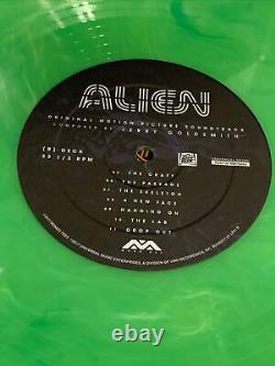 Alien Movie Soundtrack Green Acid Vinyl Jerry Goldsmith? Album Mondo Colored Lp
