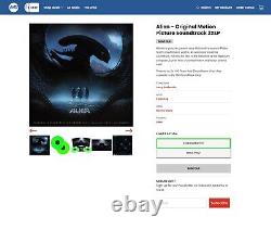 Alien Original Score / Soundtrack MONDO Acid Blood Green Vinyl 2xLP SEALED