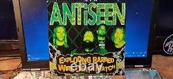 Antiseen Exploding Barbed Wire Death Match 7 GREEN vinyl punk rock rare OOP