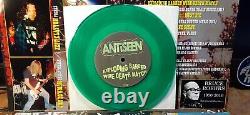 Antiseen Exploding Barbed Wire Death Match 7 GREEN vinyl punk rock rare OOP
