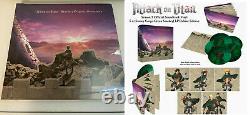 Attack On Titan Season 2 Two Vinyl Record Soundtrack 5 LP Smoke Green Anime