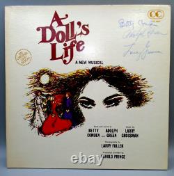 Autographed A Doll's Life Original Broadway Cast Vinyl LP Green Comden Grossman