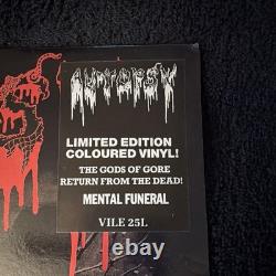 Autopsy Mental Funeral 1991 Green Vinyl LP VILE 25L Shrink Hype Stic