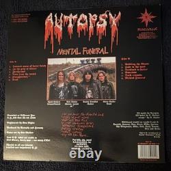 Autopsy Mental Funeral 1991 Green Vinyl LP VILE 25L Shrink Hype Stic