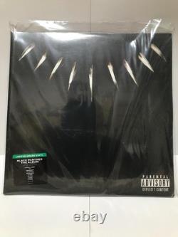 BLACK PANTHER The Album Green Vinyl LP Record SEALED OST Explicit 2018Hit Single