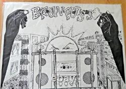 BRUNFUSS 1985 SEALED Green Vinyl New Brunswick NJ PUNK Garage VERY RARE RECORD