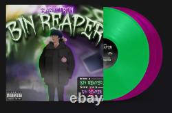 BabyTron Bin Reaper 1 & 2 Neon Green And Purple Vinyl 3XLP Limited SEALED