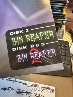 BabyTron Bin Reaper 1 & 2 Neon Green And Purple Vinyl 3XLP Limited SEALED