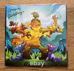 Banjo Kazooie Re-Jiggyed Vinyl Record Soundtrack LP Green SIGNED Grant Kirkhope