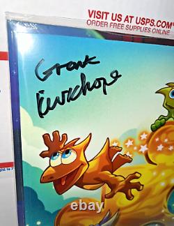 Banjo Kazooie Re-Jiggyed Vinyl Record Soundtrack LP Green SIGNED Grant Kirkhope