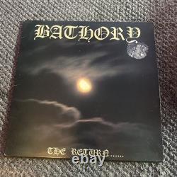 Bathory The Return. LP Combat 1985 Green Label Death Black Original Metal Vinyl