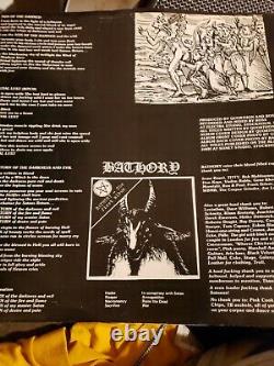 Bathory the return combat green label vinyl see all pix read