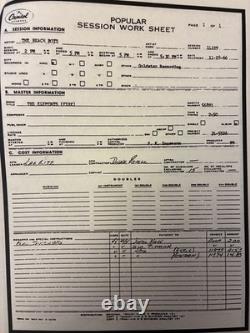 Beach Boys Smile 3xLP Colored Vinyl Red Blue Green Box Set T-9002 + Session Shts