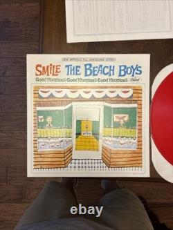 Beach Boys Smile 3xLP Colored Vinyl Red Blue Green Box Set T-9002 + Session Shts