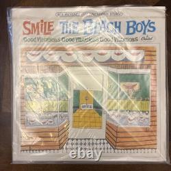 Beach Boys Smile 3xLP Colored Vinyl Red Blue Green Box Set T-9002 + Session Shts