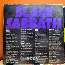 Black Sabbath Master of Reality Original 1st Press Spelling Error ARTISAN GREEN