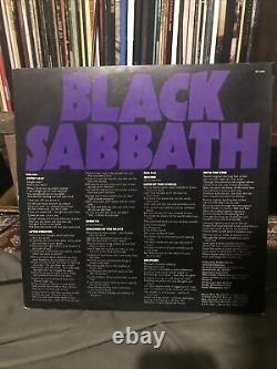 Black Sabbath Master of Reality WB Green Label BS2562 LP With POSTER Strong VG
