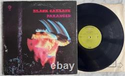Black Sabbath Paranoid Vinyl Record Album LP 1st Press Green Artisan Misprint EX