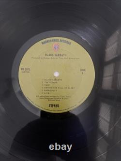 Black Sabbath Self Titled Debut (1970) WS1871 Green Label With OG Sleeve VG+ To EX