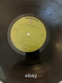 Black Sabbath Self Titled Debut US OG First Press Green Label With OG Sleeve EX
