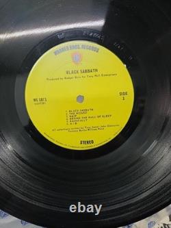 Black Sabbath Self Titled Lp Vinyl 1970 1st Press'Ossie'Error Shrink/Inserts EX