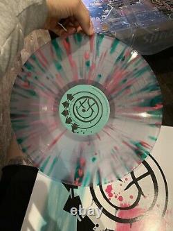 Blink-182 Pink And Green Splatter self titled vinyl