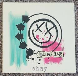 Blink-182 by Blink-182 Vinyl Record RARE Clear With Pink/Green Splatter