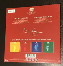Brian May Queen The Greatest Pop Up Store Carnaby 7 Green Vinyl 764/1000