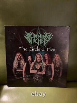 Burning Witches Circle Of Five LP Mint Green Vinyl Nuclear Blast with Poster