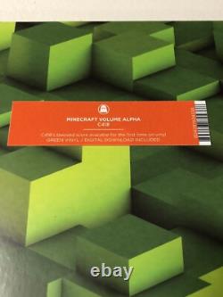 C418 Minecraft Volume Alpha Transparent Green Vinyl Record Game Soundtrack NEW