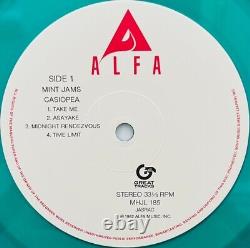 CASIOPEA MINT JAMS 4th Press LP Clear Green Vinyl Record Japan Jazz Fusion