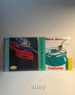 CASIOPEA Mint Jams LP Clear Green & Clear Orange Vinyl Set Obi Japan Pressing