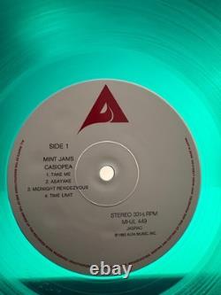 CASIOPEA Mint Jams LP Clear Green & Clear Orange Vinyl Set Obi Japan Pressing
