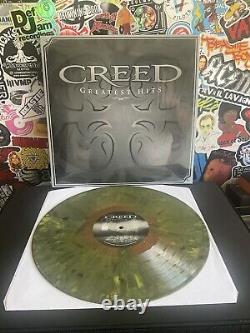 CREED Greatest Hits 2LP VG++ EXCLUSIVE GREEN SMOKE VINYL