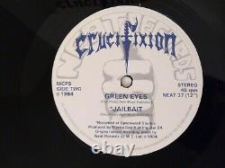 CRUCIFIXION GREEN EYES Neat 37 1984 EP NM/ VG++ ONE SCRATCH black vinyl NWOBHM