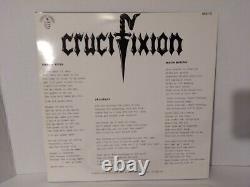 CRUCIFIXION GREEN EYES Neat 37 1984 EP NM/ VG++ ONE SCRATCH black vinyl NWOBHM