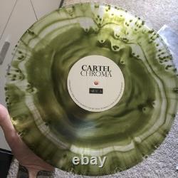 Cartel CHROMA Olive Green Clear Haze color vinyl LP record RARE OOP